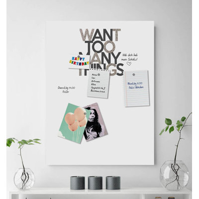 Magnetic Glass Photo Memo Board