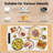 Electric Warming Tray - Portable Food Warmer With Time Moders Locking Function Adjustable Temperature Control Foldable Silicone Heating Tray