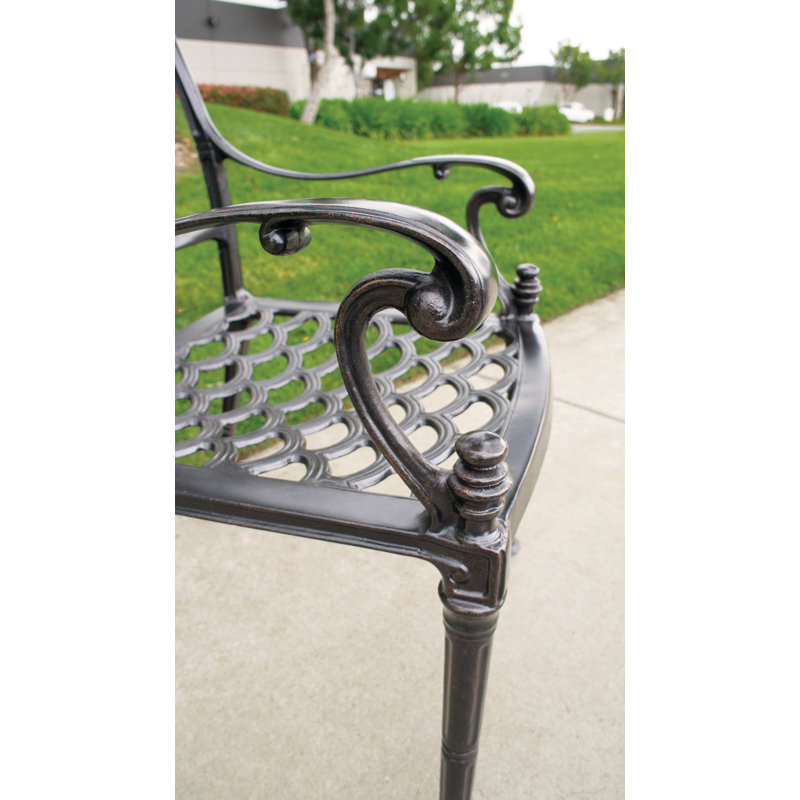 Florence Swivel Balcony Stool, Desert Bronze, 25" Seat Height