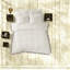 Ensemble de literie en chenille de coton de qualité supérieure, blanc cassé, style boho pour le confort de la maison