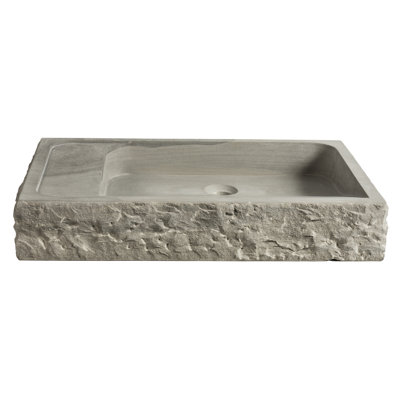 Roman Natural Sandstone Vessel Bathroom Sink