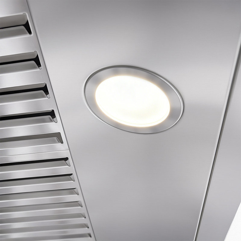 Hotte murale KOSTCH de 91 cm (36 po) avec conduit, en acier inoxydable, puissance d'aspiration de 600 pi³/min (7 m³/min), commande tactile, filtres amovibles et éclairage DEL