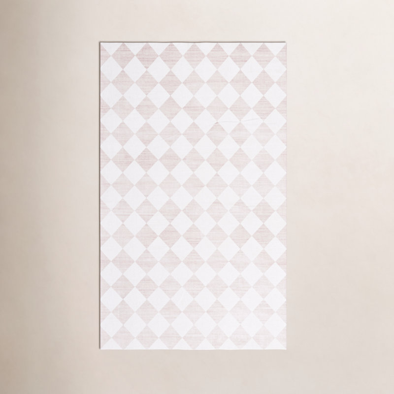 Tapis géométrique lavable à la machine Clara Performance, Rectangle de 5 pi x 8 pi