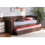 Lit de jour simple en bois massif avec couchette Lovina