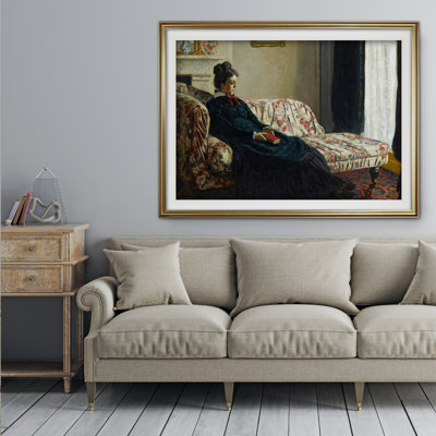 « monet canapé » par claude monet print