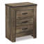 Table de chevet 2 tiroirs Kabriel