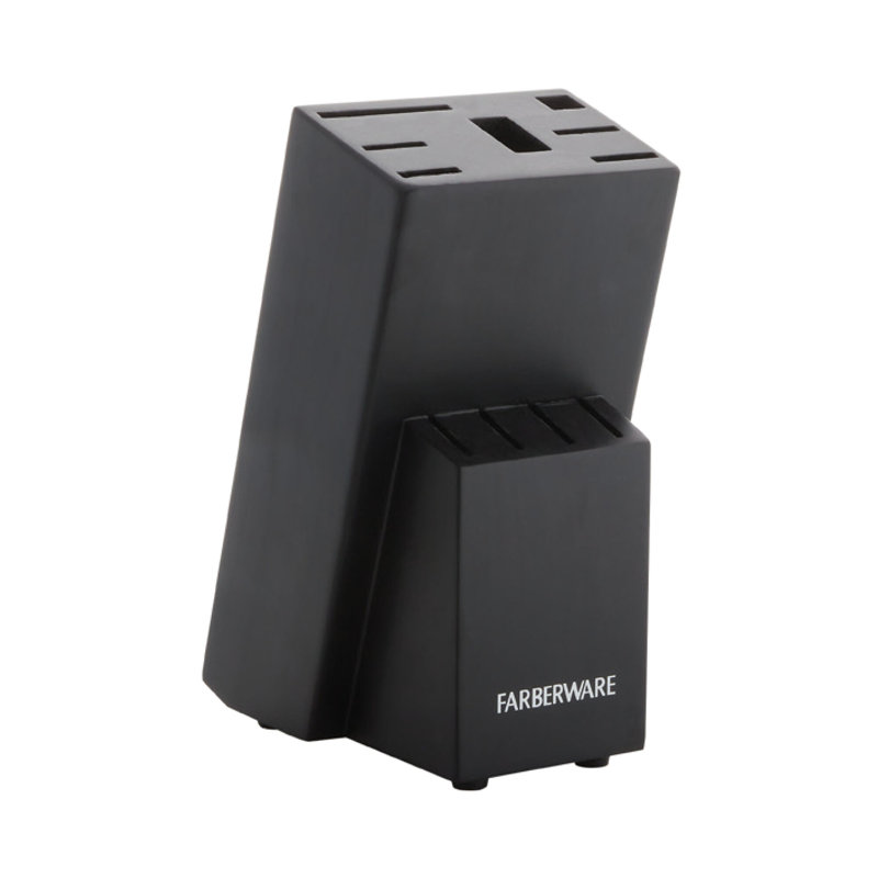 Farberware 12-Piece Stamped Stainless Steel Knife Block Set