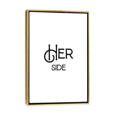 Her Side-impression d’art textuel