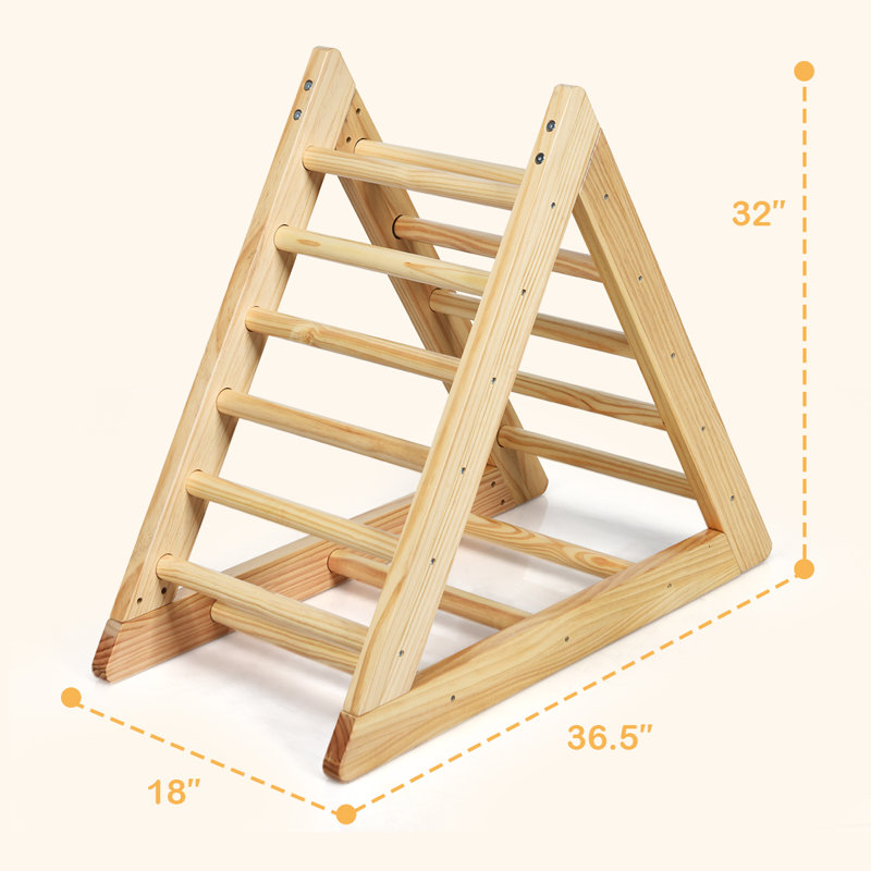 Costway 18'' W Wood Climber