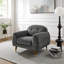 Elishah 96Cm Wide Tufted Armchair-767376065-767376066