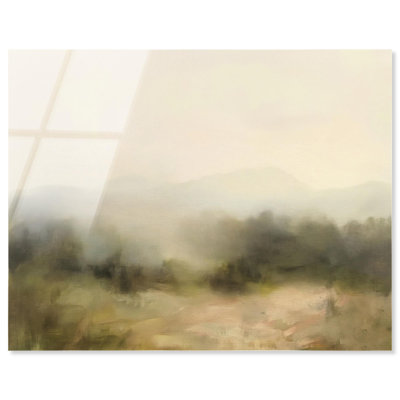 «Haze Horizon», peintures de paysage en acrylique par Art Remedy, prêtes à être suspendues