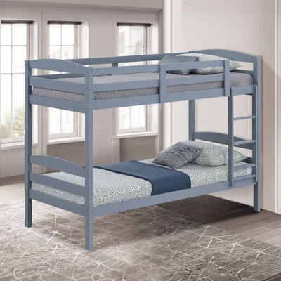 Jillynn Kids Twin Over Twin Bunk Bed
