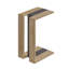Madelyn Modern Compact C Shape Side Table-24070086