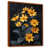 Toile avec cadre flottant brun