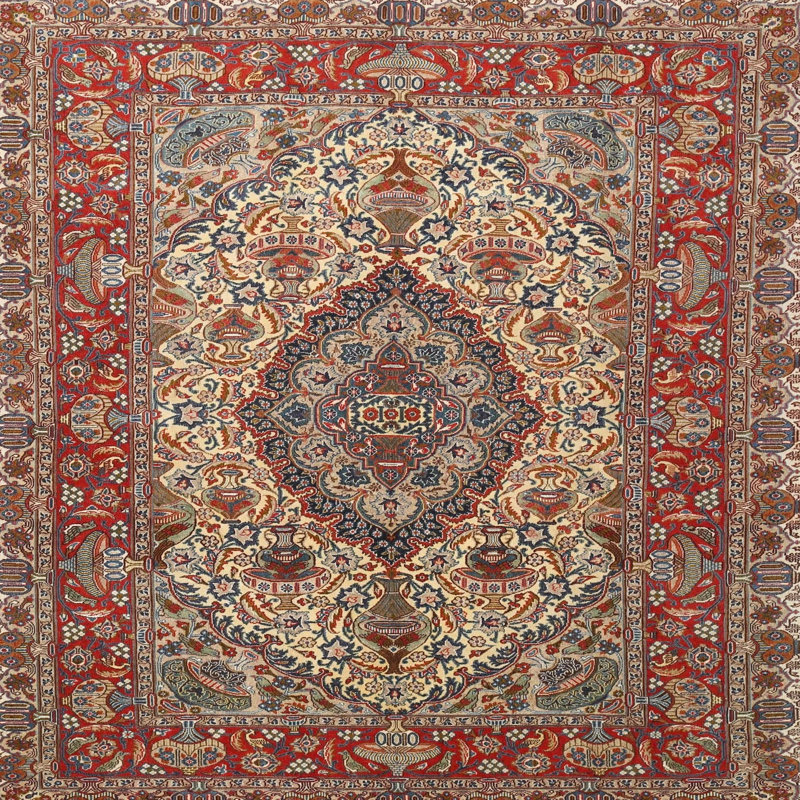 Oriental Indoor Rug, Square 5'