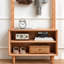 Solid Oak Entryway Coat Rack