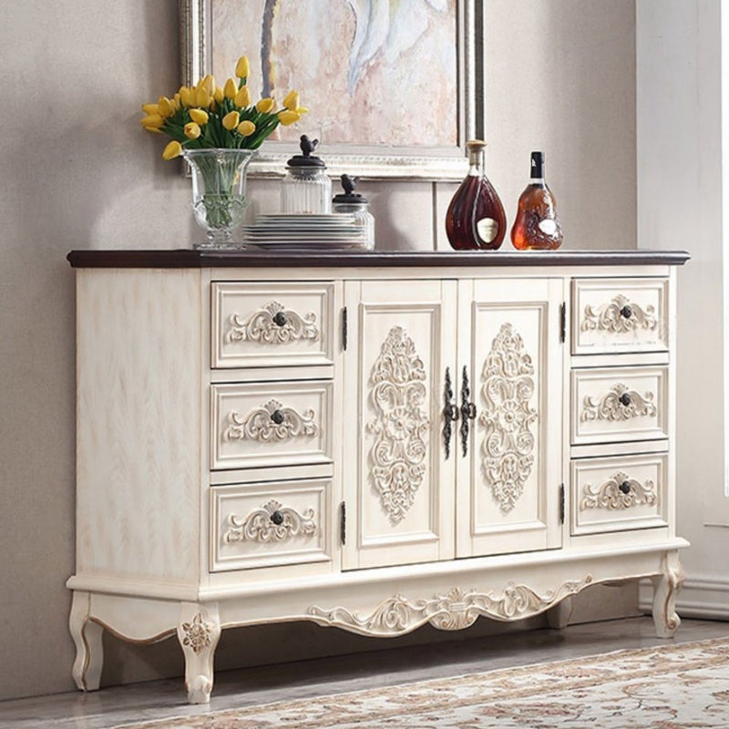 Abreana, Walnut/Vintage White