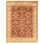 High-Quality Hand-Knotted Red And Cream Area Rug