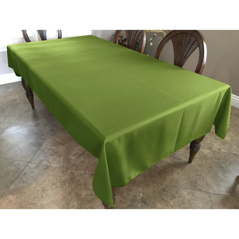 Driffield Solid Polyester Tablecloth, 48" x 48", Moss Green