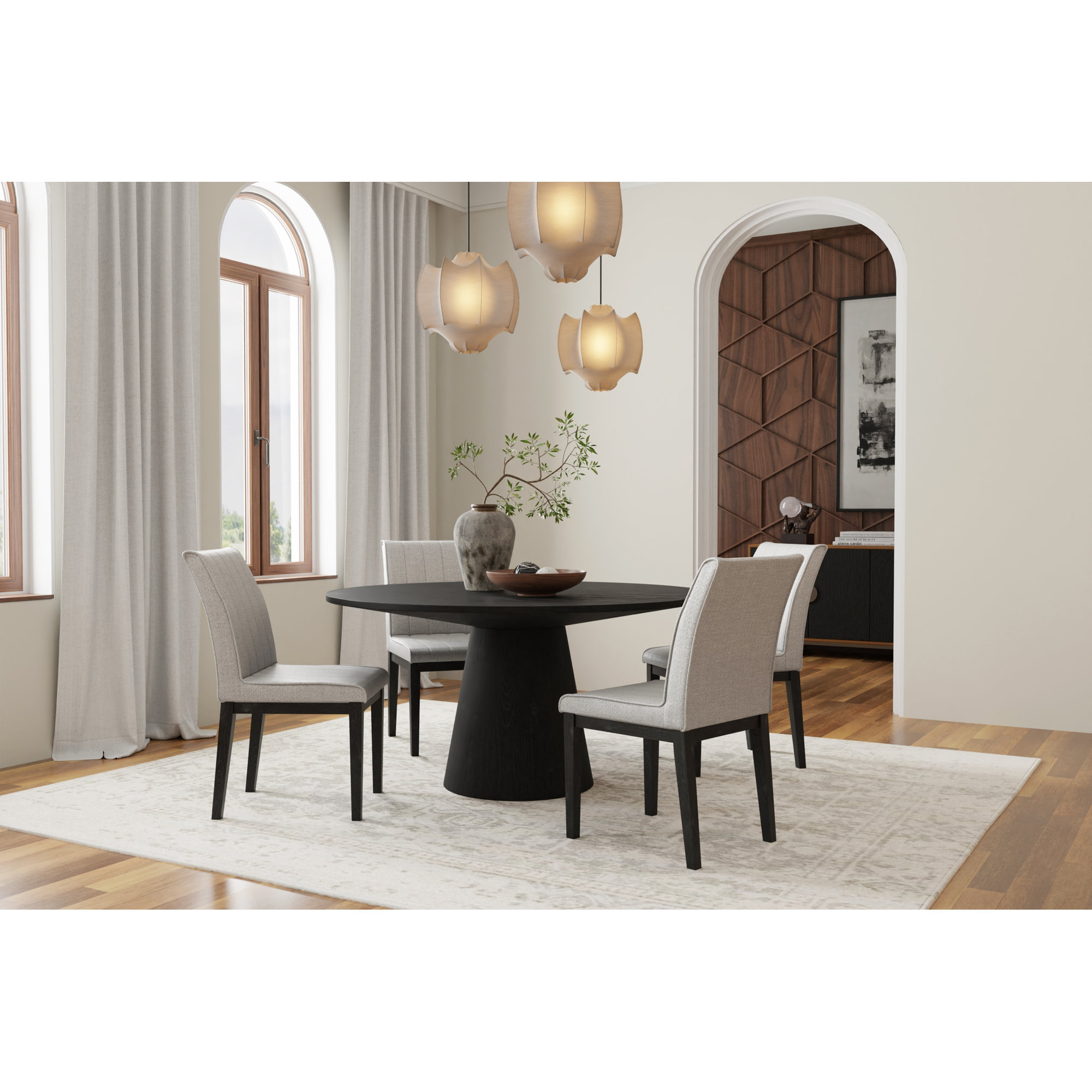  Keely Emilien 5 Piece Dining Set