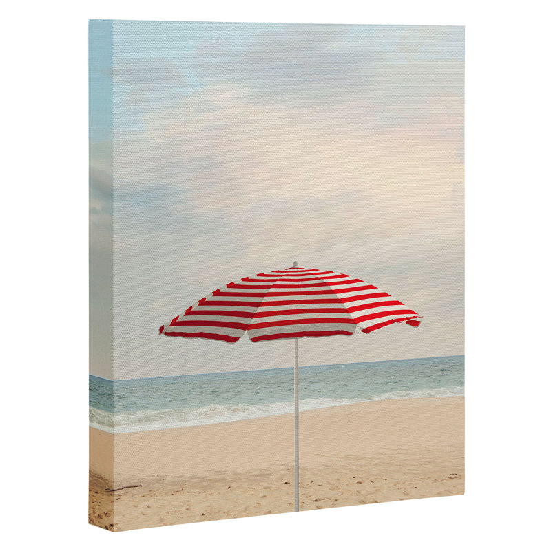 «Eye Poetry», photographie, parapluie, Californie, plage, art, toile, H 10 po x l 8 po
