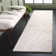 Ebony Hand Tufted Cotton/Wool Abstract Area Rug in Gray/Ivory