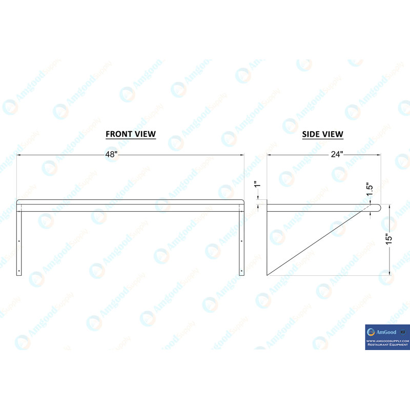 Laundry Room Metal Shelf