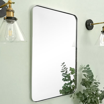 Javeion Stainless Steel Rectangle Mirror
