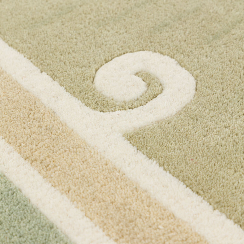 Syracuse Hand Tufted Wool Area Rug, Rectangle 5'5" x 7'8"