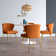 Axia 4 Piece Tufted Velvet Wing Back Side Chair Set