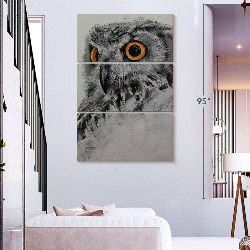 Brampt Spirit Owl, 45" H x 28" W