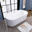 59'' x 30'' Freestanding Soaking Plastic / Acrylic Bathtub