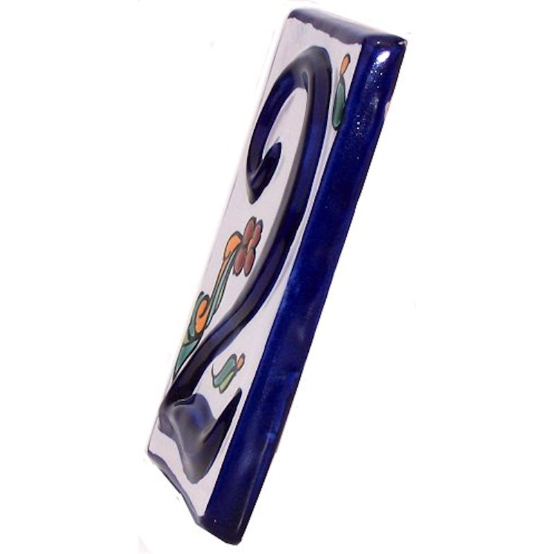 TalaMex Colonial Talavera Ceramic House Number Two
