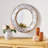 MANGO WOOD / FITTED ROUND MIRROR