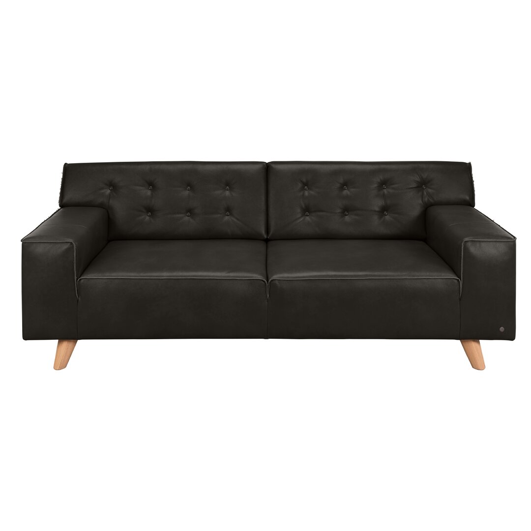 Zweiersofa Nordic Chic Sofa aus Echtleder