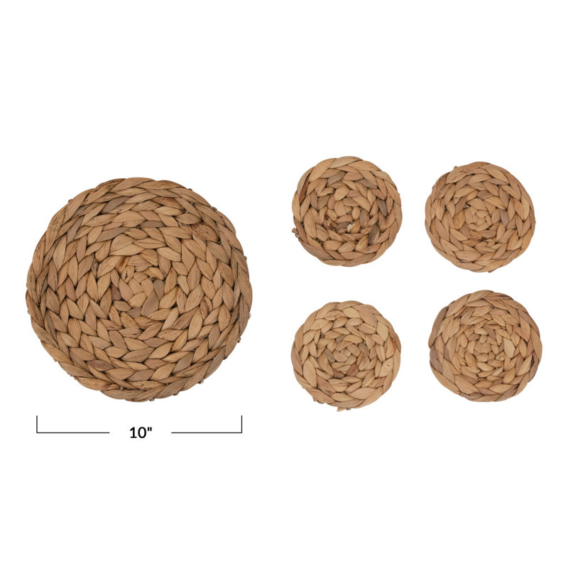 Round 5 Piece Trivet And Coaster Set Set