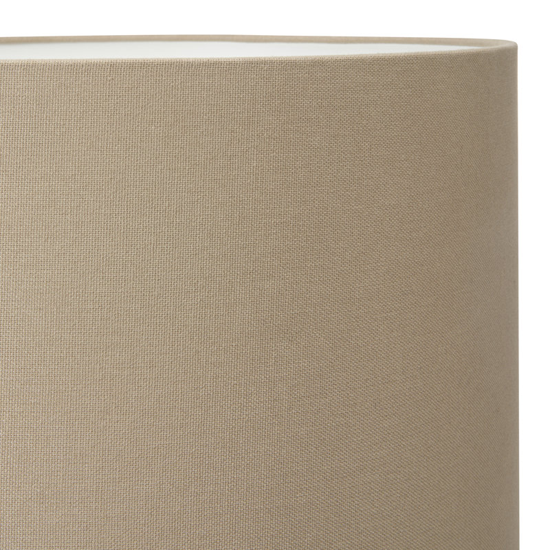 Belem Glass Table Lamp, 25.59" H x 15.75" W x 15.75" D, Cotton, Brown