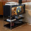 Vitrines noires en bois massif