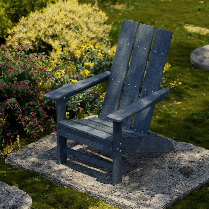 Freedom Modern Adirondack Chair, Navy Blue