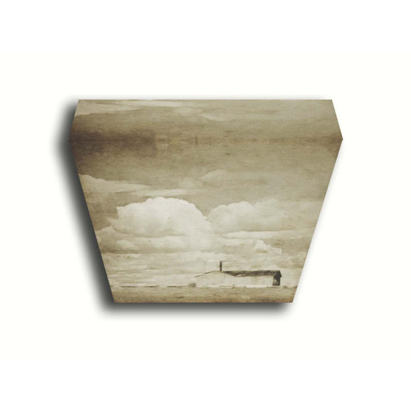 Farm - Big Sky par Hal Halli. Estampe numérique, H 40 po x l 32 po, Toile tendue, Ne s’applique pas