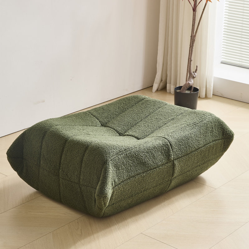 Fauteuil à billes et chaise longue Teddy, Vert