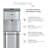 Brio Stainless Steel Free Standing Bottleless Electric Filtered Water Dispenser