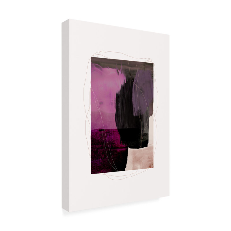 Coup de pinceau bolologien sur toile, H 32 po x l 22 po x P 2 po