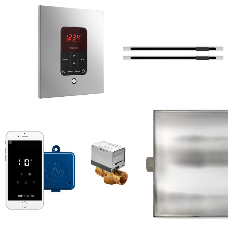 Commande de générateur de vapeur Butler Max, Chrome poli