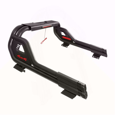 Roll Bar for Pickup Trucks, Adjustable Sport Bed Rack Roll Bars Compatible with Tacoma,Tundra,Chevy Silverado,GMC Sierra,Ford F-150/F-250/F-350,Sequoia,Ram 1500/2500/3500,Titan