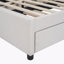 Lit plateforme tapissier avec 2 tiroirs et 1 lit gigogne Zarita-1491366607-1491366606