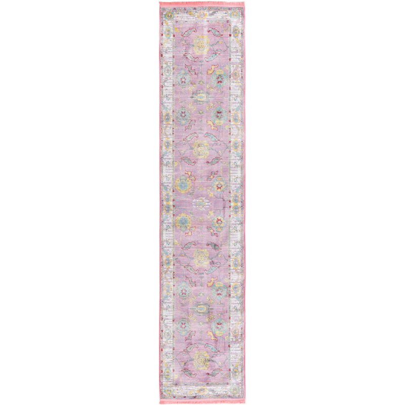 Ikat Indoor Rug, Runner 2'7" x 12'