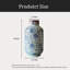 Vase en porcelaine pour décoration intérieure