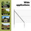 140cm H x 1000cm W Plastic Border Fencing