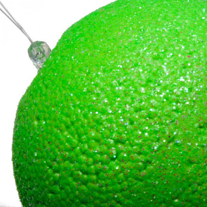 10cm Bauble, Green